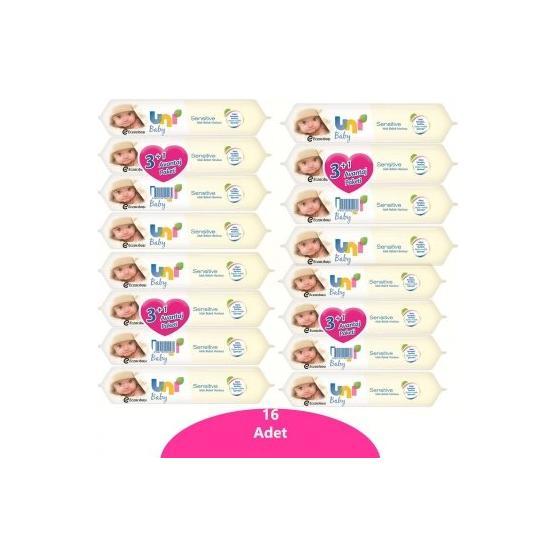 Uni Baby Sensitive 56x16'lı 896 Yaprak Islak Havlu