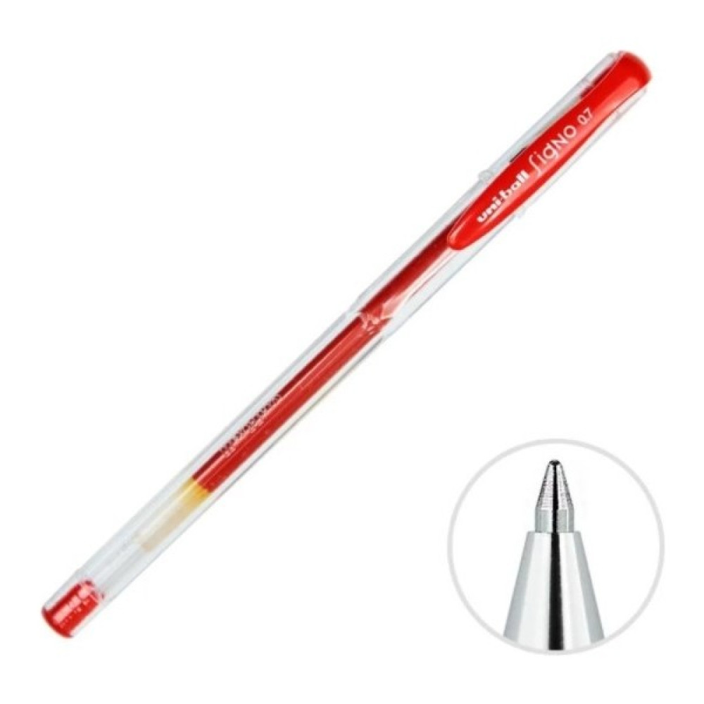 Uni-Ball UM-100 Signo Roller Kalem 0.7 mm - Kırmızı Jel Mürekkepli (Roller) Kalem Fiyatı