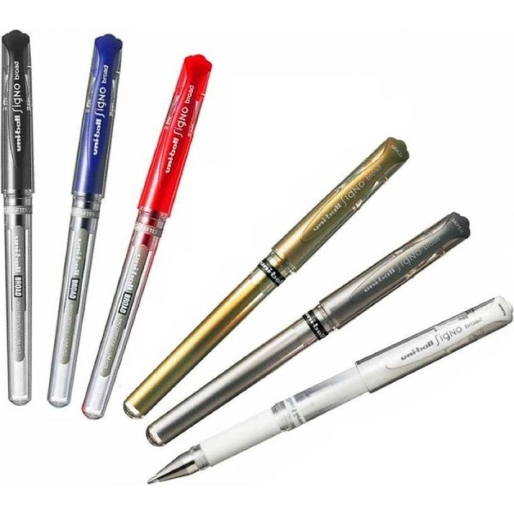 Uni-Ball UM-153 Signo Broad Imza Kalemi Karışık Renk 7'li Paket Jel Mürekkepli (Roller) Kalem Fiyatı