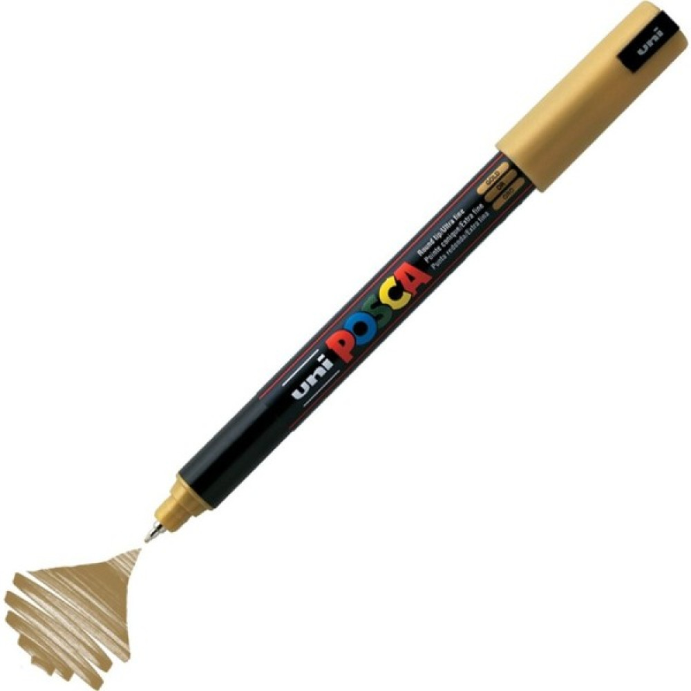 Uni Posca Marker Pc-1mr Ultra Fine 0.7mm Gold Sanatsal Malzemeler Fiyatı