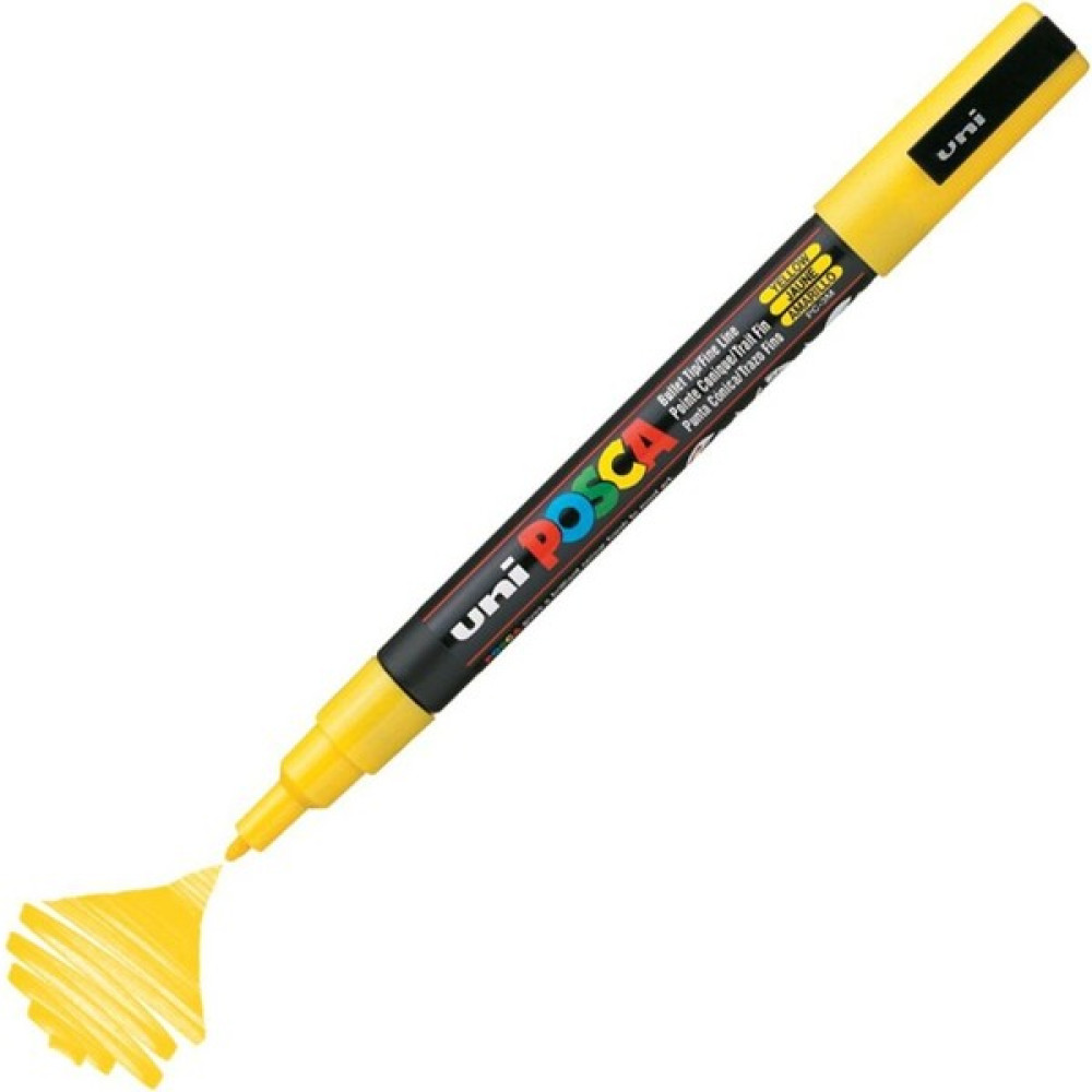 Uni Posca Marker Pc-3m Fine 0.9-1.3 mm Yellow Oto Boyaları Fiyatı
