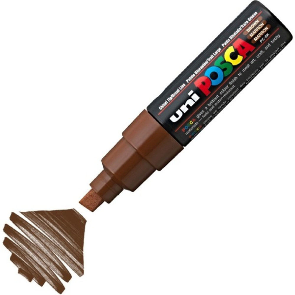 Uni Posca Marker Pc-8k Bold 8.0 mm Brown Sanatsal Malzemeler Fiyatı