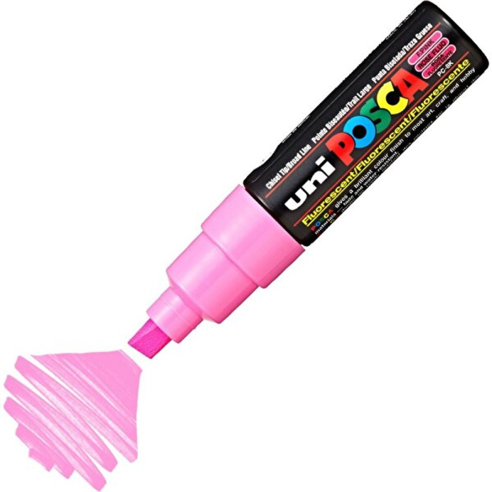 Uni Posca Marker Pc-8k Bold 8.0 mm Fluorescent Pink Sanatsal Malzemeler Fiyatı