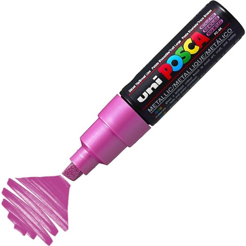 Uni Posca Marker Pc-8k Bold 8.0 mm Metallic Pink Oto Boyaları Fiyatı