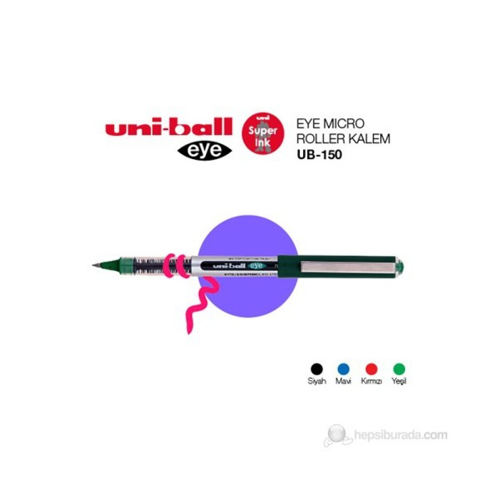 Uni Roller Kalem Eye Ub-150 0.5 Mavi - Tekli Jel Mürekkepli (Roller) Kalem Fiyatı