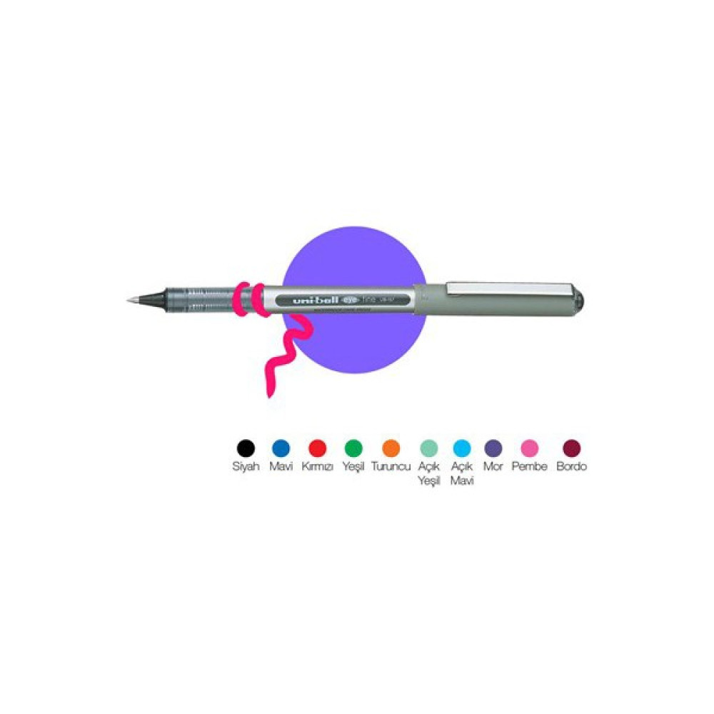 Uni Roller Kalem Eye Ub-157 0.7 Kırmızı Jel Mürekkepli (Roller) Kalem Fiyatı
