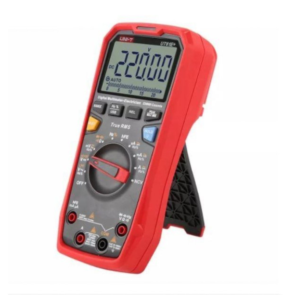 Unı-T  Ut 61E+ True Rms Dijital Multimetre 1000V Ac/Dc 20A Ac/Dc Ncv Ölçüm Aletleri / Cihazları Fiyatı