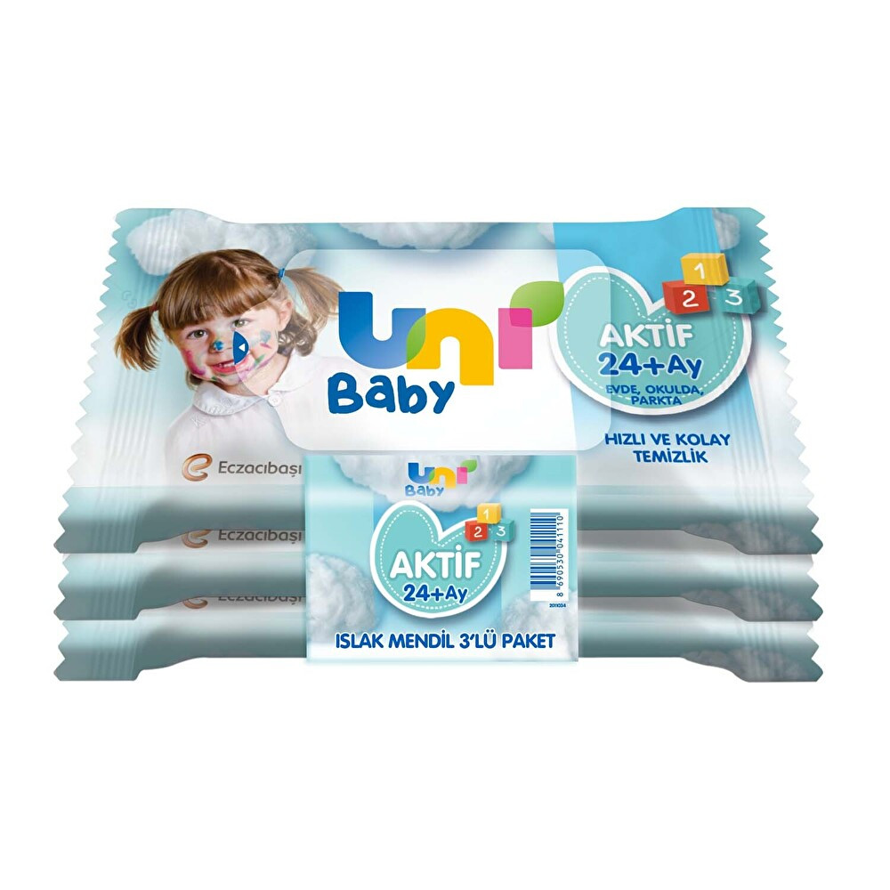 Unibaby Aktif Cep Mendil 3x15'li Islak Mendil Fiyatı