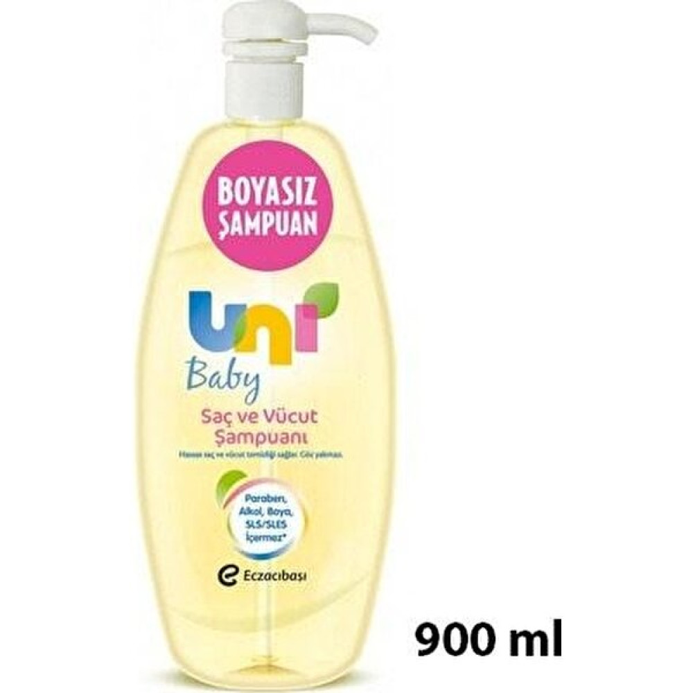 UnıBaby Saç Ve Vücut Şampuanı 900ml Bebek Şampuanı Fiyatı