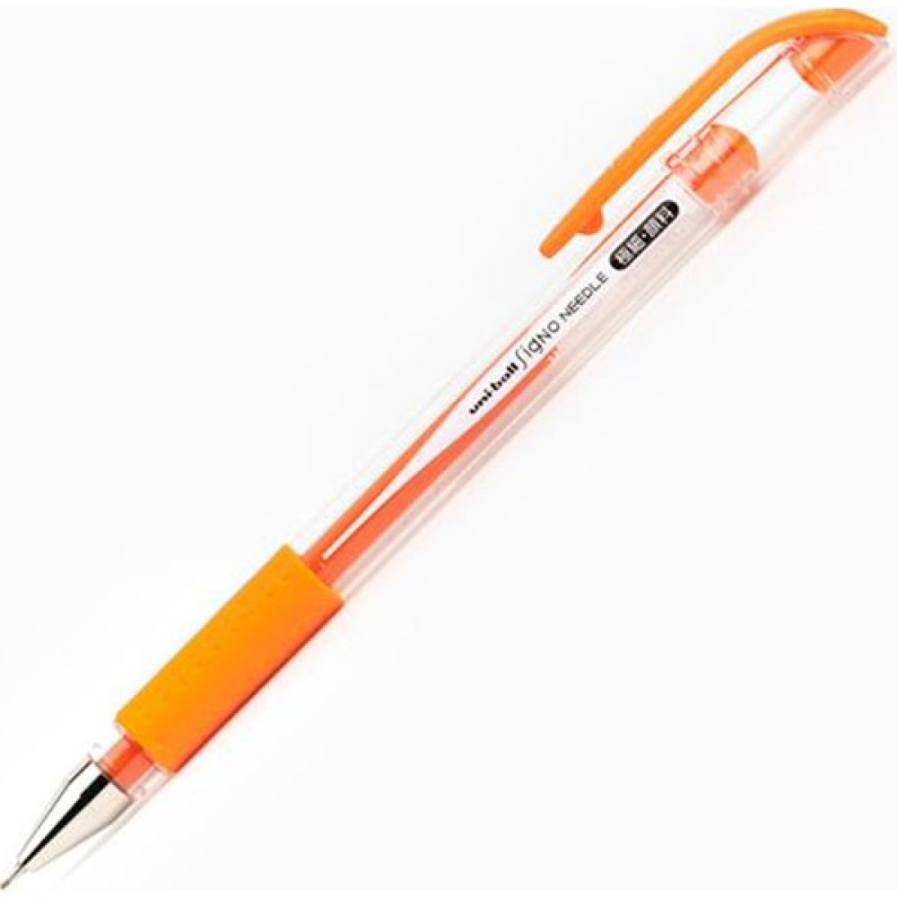 Uniball Signo Needle Jel İğne Uçlu Kalem 0.38 Turuncu Kesik Uçlu (Kaligrafi) Kalem Fiyatı