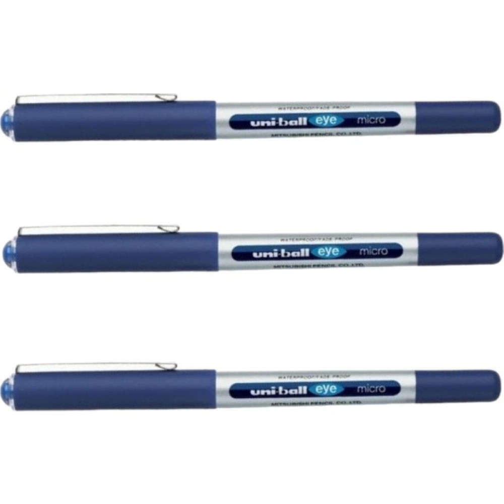 Uniball. Uniball Eye Micro 0.5 Roller Kalem Mavi Üç Adet Jel Mürekkepli (Roller) Kalem Fiyatı