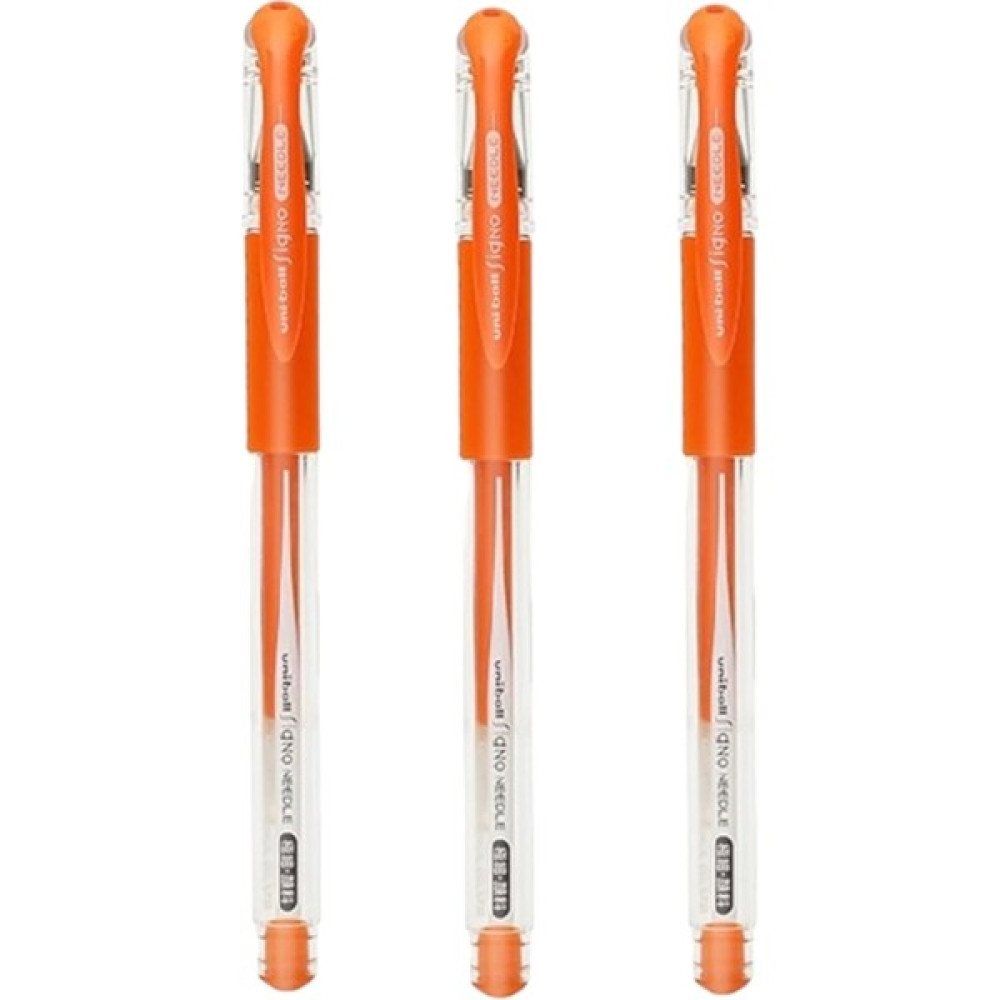 Uniball. Uniball Signo Needle ( 0.38 ) Iğne Uçlu Jel Kalem Mandalina ( Üç Adet ) - Mandalina Rengi - ROLLER KALEM - Uç Kalınlığı Oto Boyaları Fiyatı