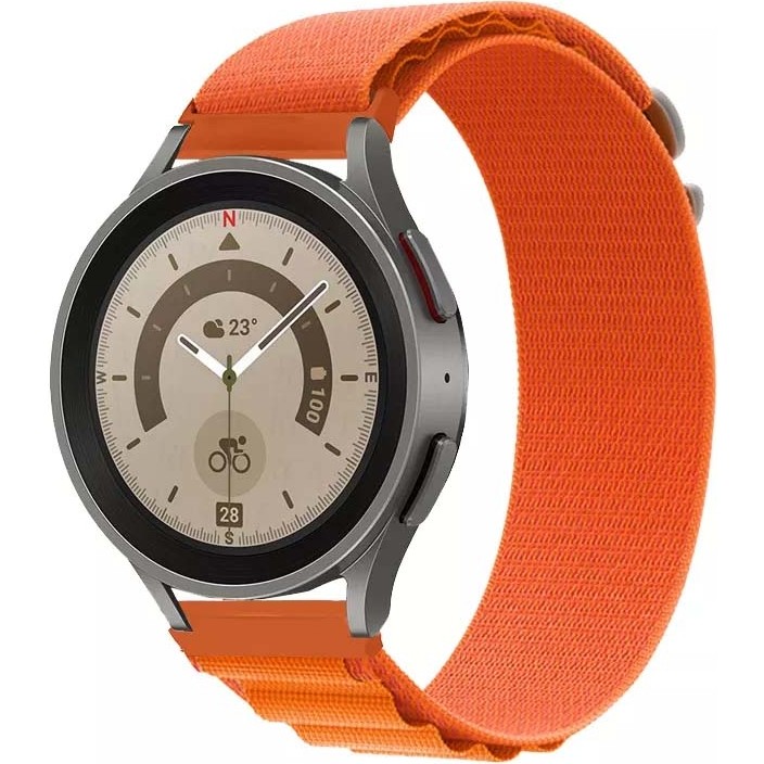 Unicell Huawei Watch Gt3 Se - Gt3 Pro - Gt2 Pro- Gt2 46 mm Tam Uyumlu 22 mm Alpine Kumaş Kordon - Orange Cep Telefonu Fiyatı