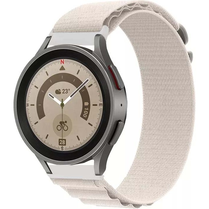 Unicell Huawei Watch Gt3 Se - Gt3 Pro - Gt2 Pro- Gt2 46 mm Tam Uyumlu 22 mm Alpine Kumaş Kordon - Starlight Cep Telefonu Fiyatı