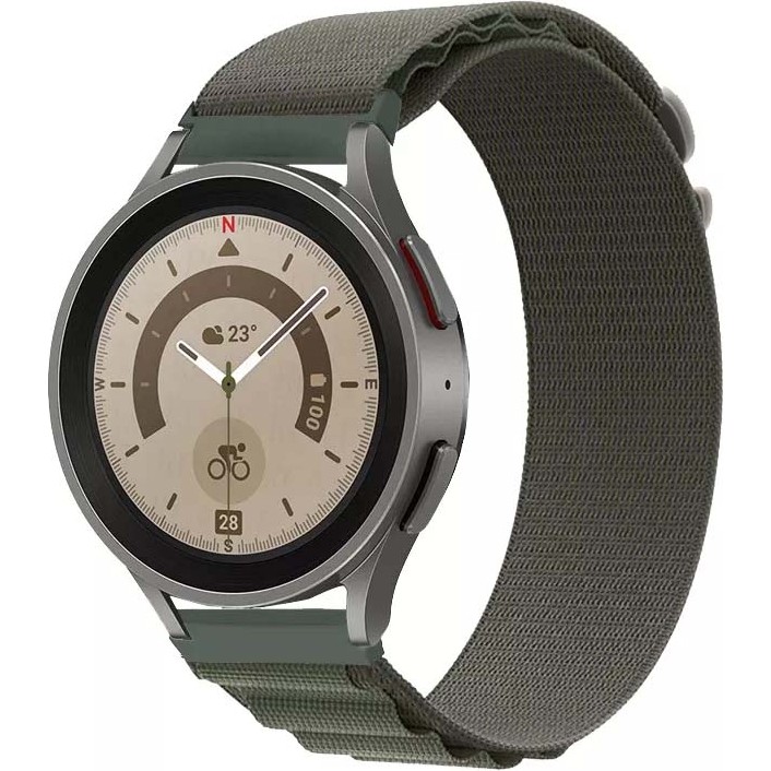 Unicell Huawei Watch Gt3 Se - Gt3 Pro - Gt2 Pro- Gt2 46 mm Tam Uyumlu 22 mm Alpine Kumaş Kordon - Yeşil Cep Telefonu Fiyatı