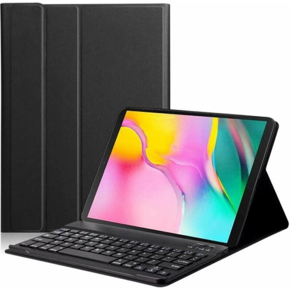 Unicell Samsung S6 Lite P610 Uyumlu Bluetooth Özellikli Klavyeli Kılıf - Siyah Tablet Kılıfı Fiyatı