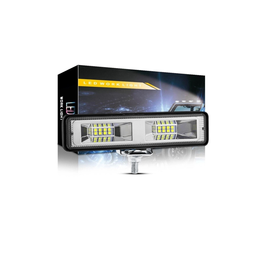Unichrome 48w 16 Led Yatay 12-24v Off Road Iş Lambası Beyaz Çalışma Tekne Traktör Araba Işığı Oto Elektroniği Fiyatı