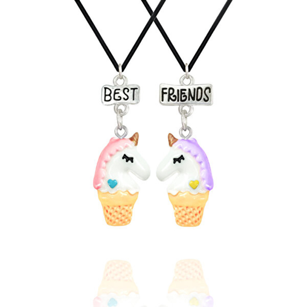 Unicorn Best Friends Kolye 2'li Arkadaşlık Kolyesi Bijuteri Kolye Fiyatı
