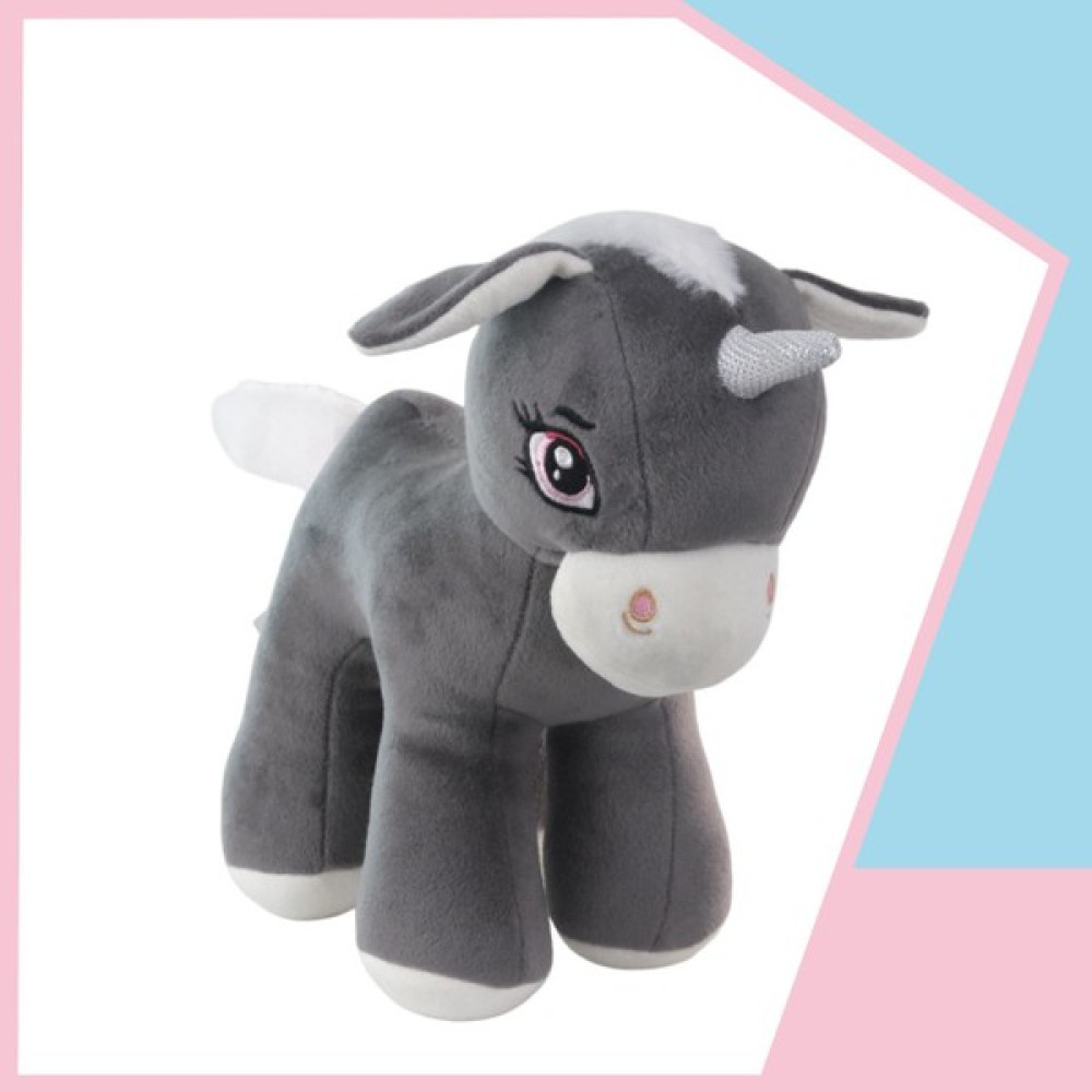 Unicorn Boynuzlu Ponny At Peluş Uyku Arkadaşi 34 cm Antrasit 11 Oto Boyaları Fiyatı