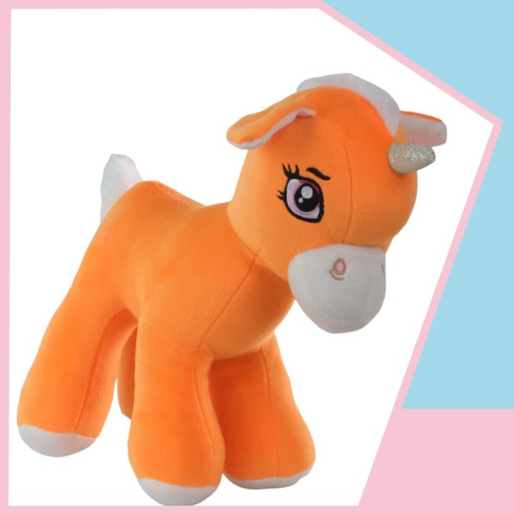Unicorn Boynuzlu Ponny At Peluş Uyku Arkadaşi 34 cm Turuncu 11 Oto Boyaları Fiyatı