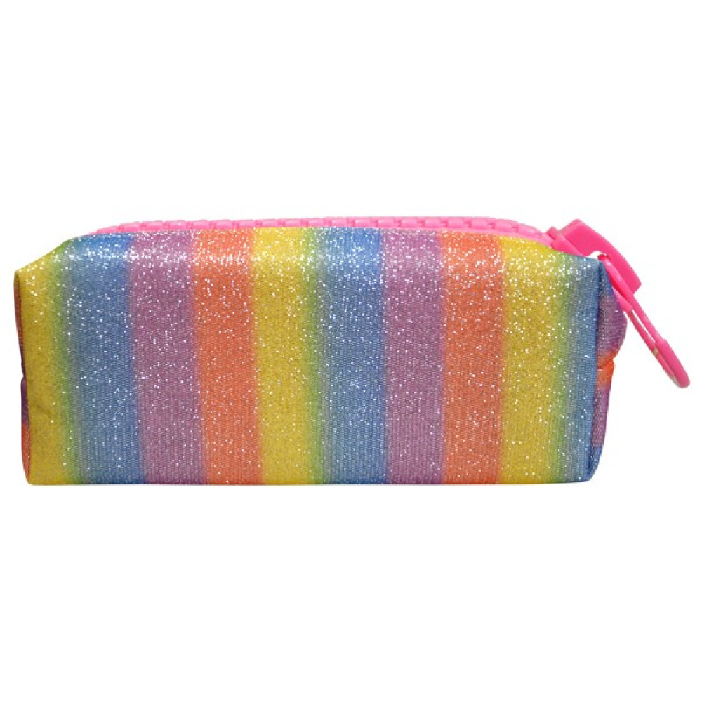 Unicus Big Zip Pastel Simli Gökkuşağı Kalem Kutusu - Pembe Oto Boyaları Fiyatı
