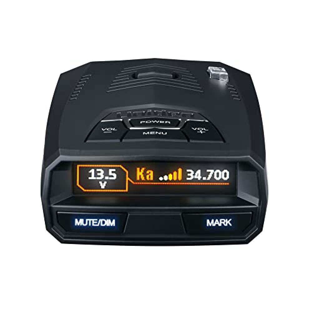 Uniden R4w Extreme Long-Range Laser/Radar Detector, Record Shattering Performance, 360° Awareness, Built-in GPS, Wi-Fi, Bluetooth, Voice Alerts, Red Light & Speed Cameras, R/TACH App