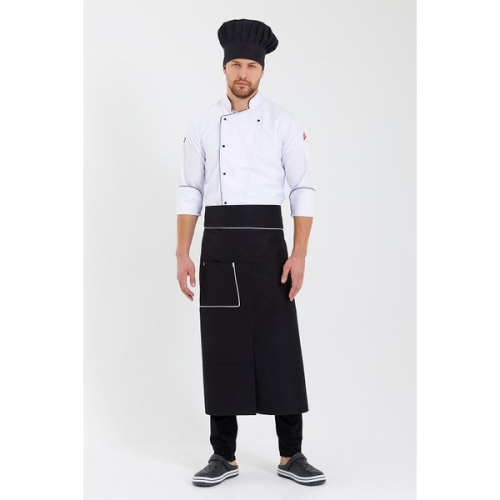 Uniforms Şef Aşçı Aşçı Çırağı Için Beyaz Erkek Aşçı Ceketi - L Mutfak Önlüğü Fiyatı