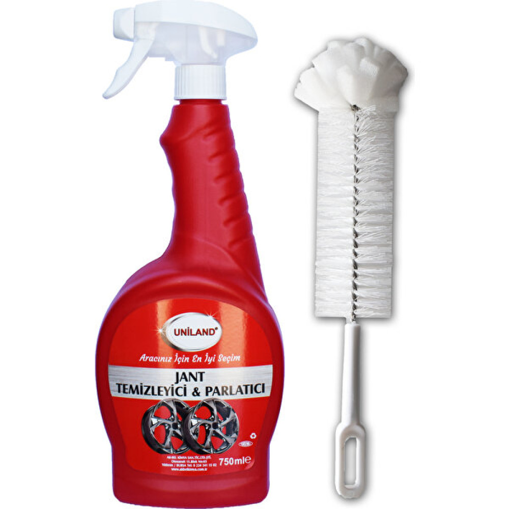 Uniland Jant Temizleyici ve Parlatıcı 750ml + Temizleme Fırçası Jantlar & Jant Aksesuarları Fiyatı