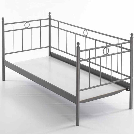 Unimet Alpas Daybed 90x200 cm Siyah Tek Kişilik Metal Karyola Karyola Fiyatı