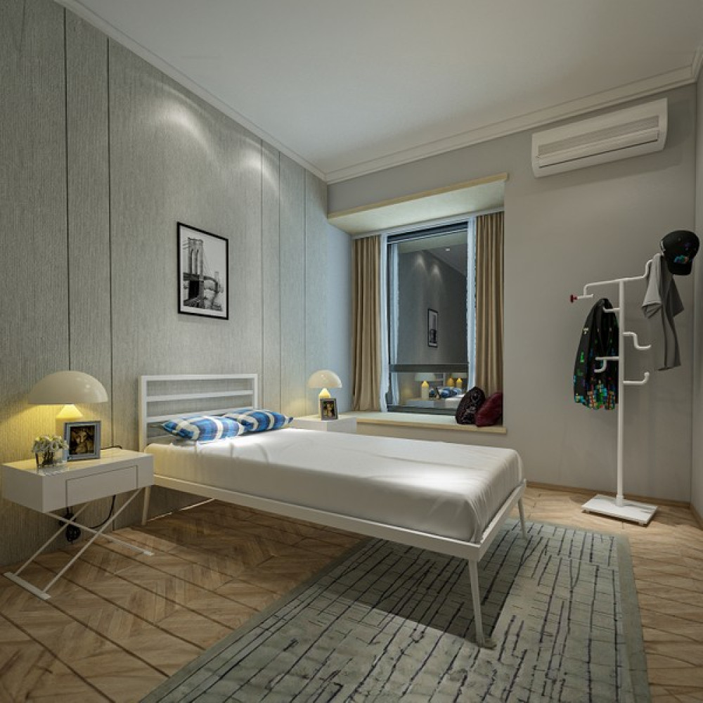 Unimet Nerisa Tek Kişilik Metal Karyola-Beyaz - Beyaz - 100 x 200 cm Karyola Fiyatı