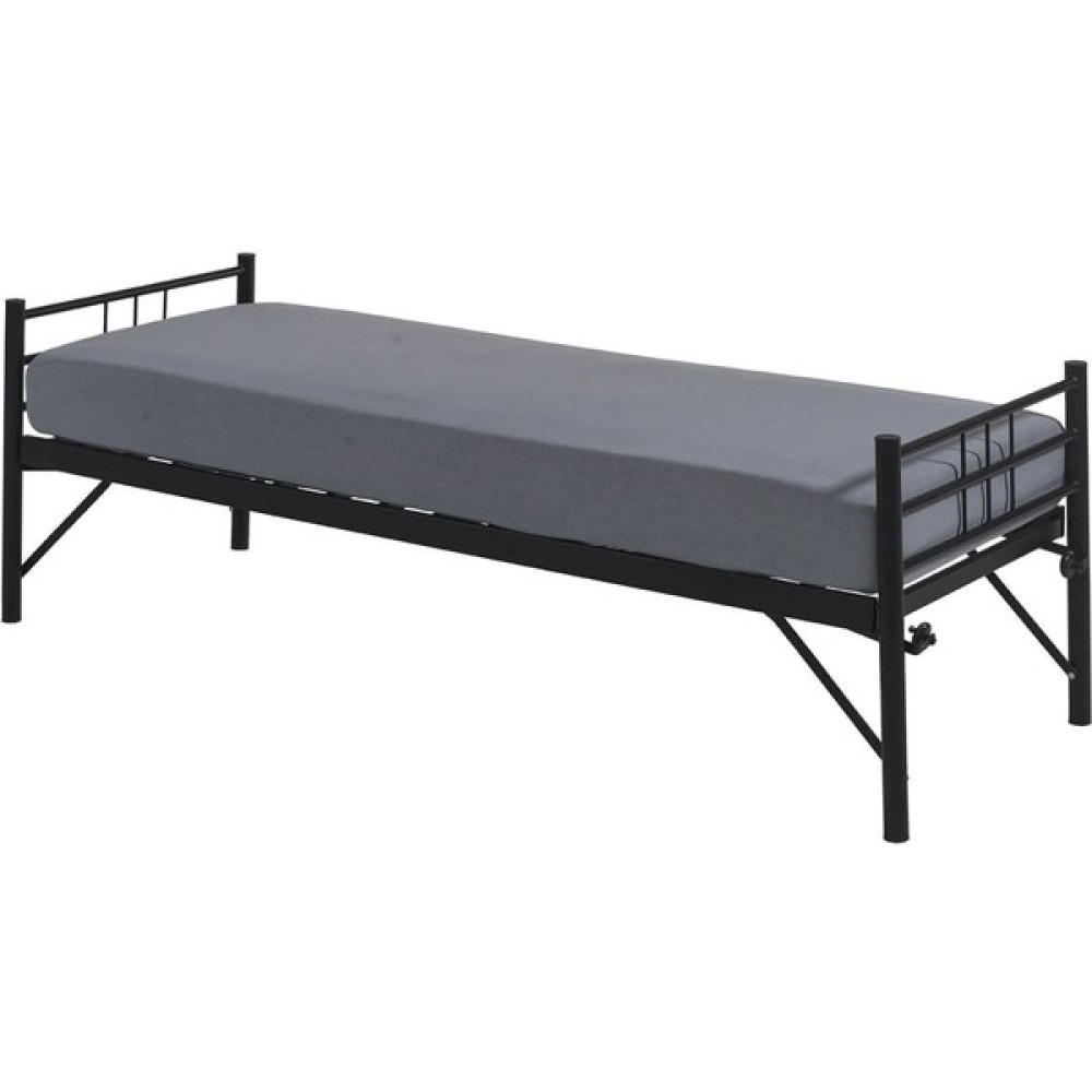 Unimet Tiny Tek Kişilik Metal Karyola Siyah 80X200 - 80 x 200 cm Karyola Fiyatı