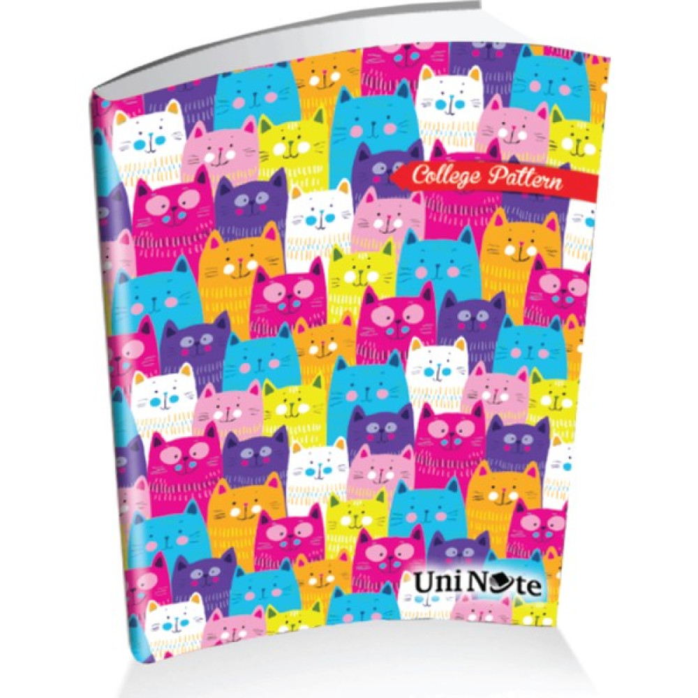 Uninote College Pattern A4 100 Yp. Kareli Spiralli Defter Fiyatı