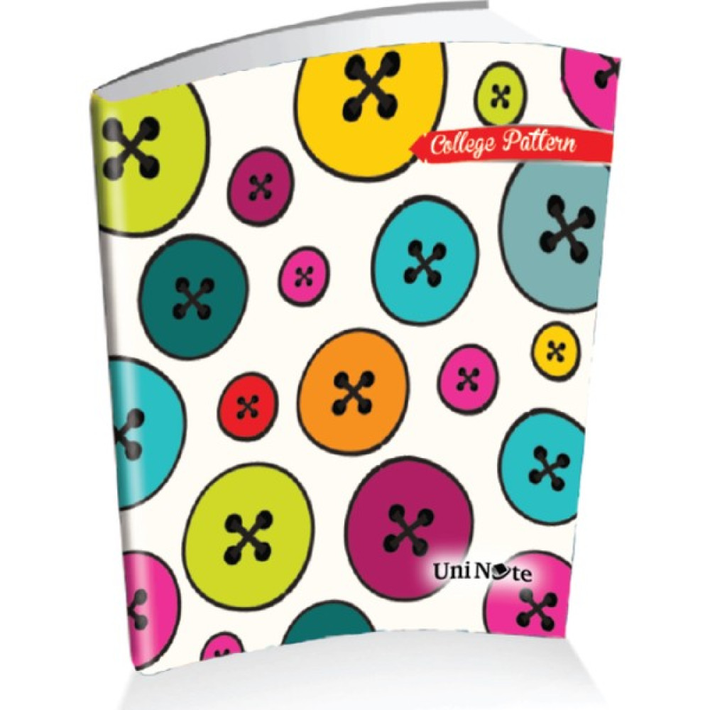 Uninote College Pattern A4 60 Yp.Kareli Spiralli Defter Fiyatı