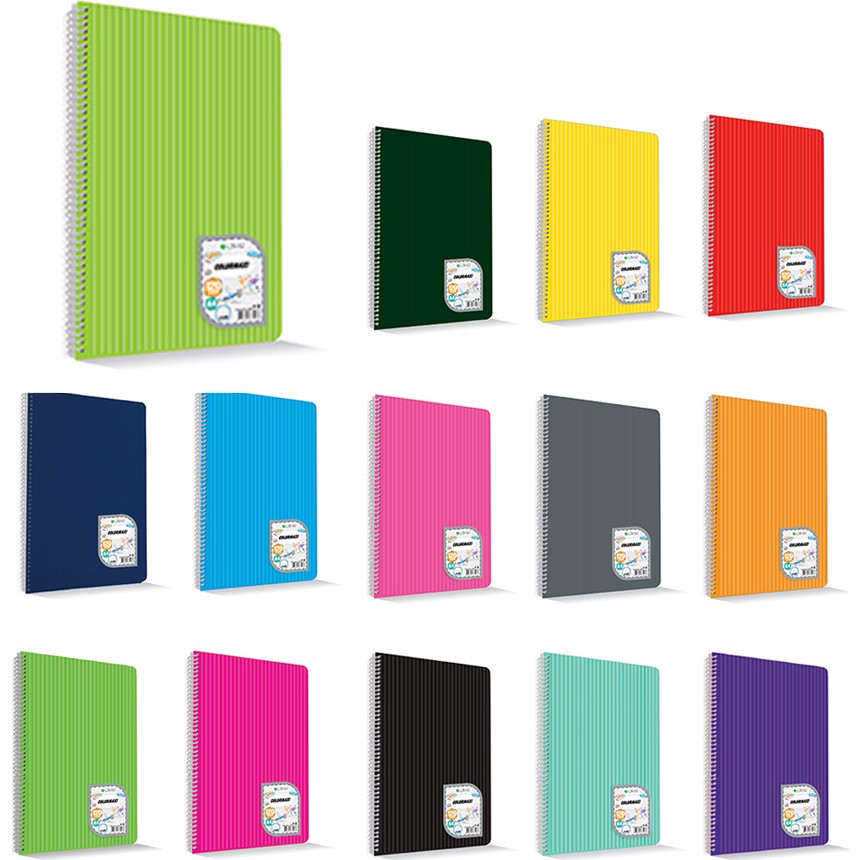 Uninote Colormaxi Plastik Kapak 120 Yaprak Kareli Spiralli A4 Defter Defter & Kağıt Ürünleri Fiyatı