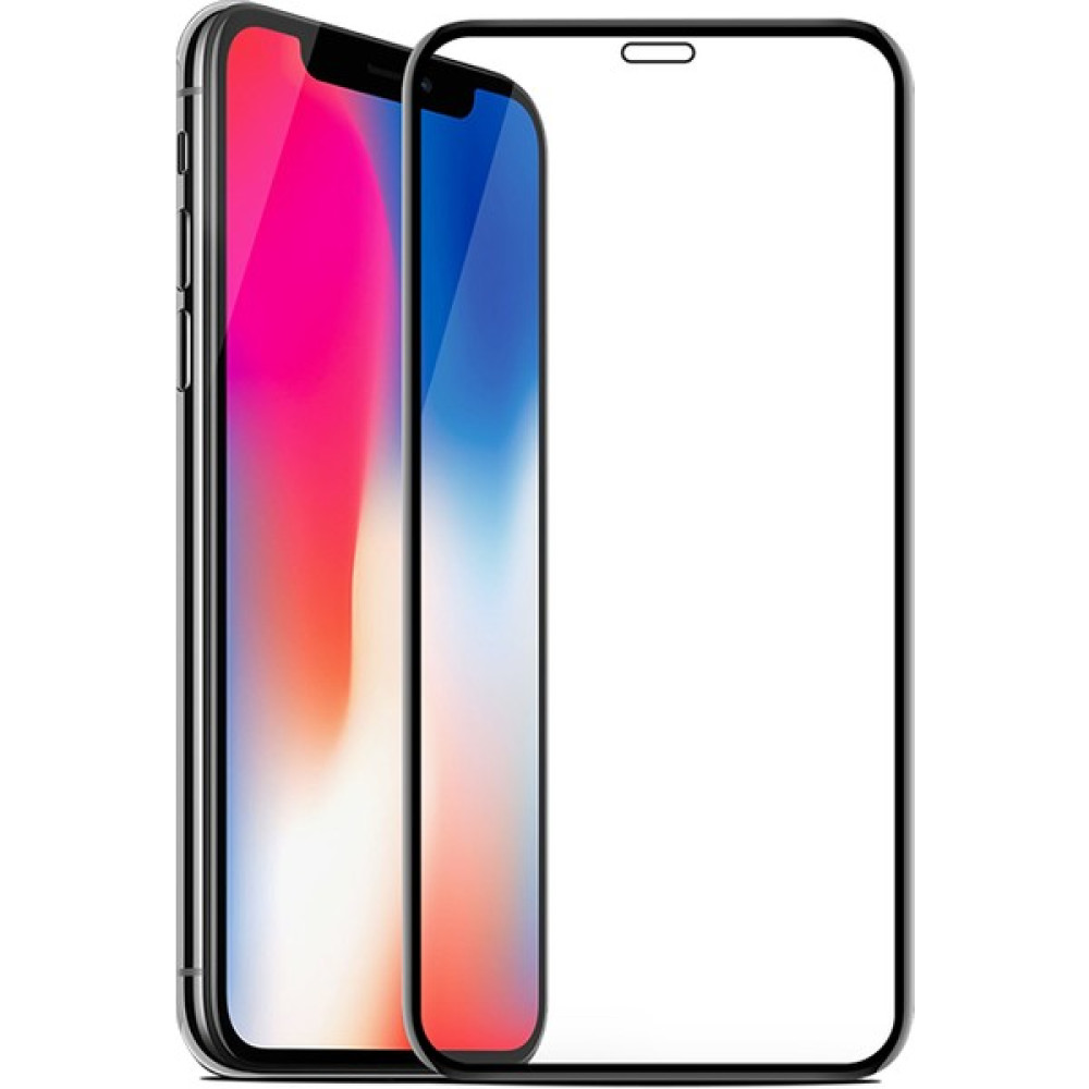Unipha Apple iPhone X 6D Temperli Cam Full Ekran Koruyucu - Siyah Cep Telefonu Ekran Koruyucusu Fiyatı
