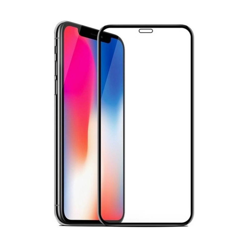 Unipha Apple iPhone XS Max 6D Temperli Cam Full Ekran Koruyucu - Siyah Siyah Cep Telefonu Kılıfı Fiyatı