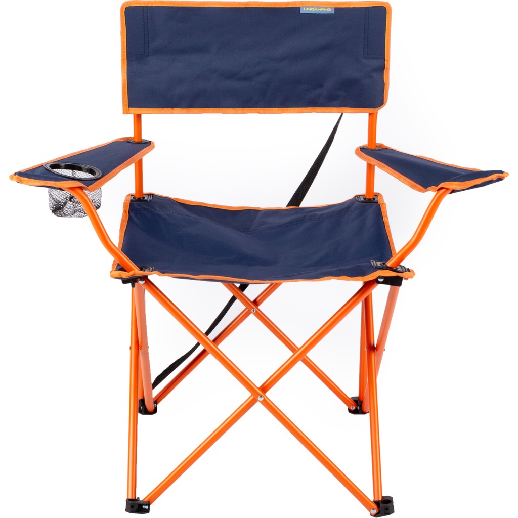Uniqamp Eco Ergonomik Katlanır Kamp Sandalyesi Lacivert-Turuncu Kamp Sandalyesi Fiyatı