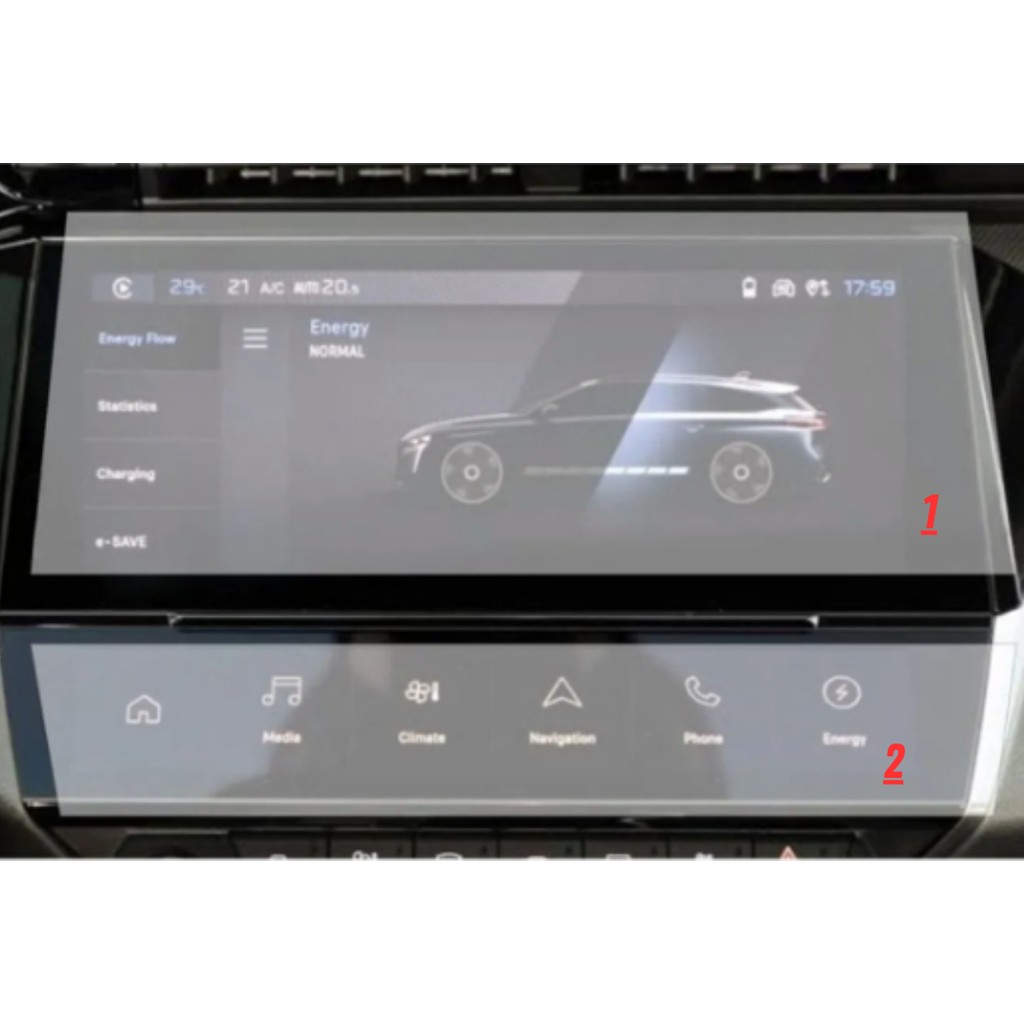 Uniqanatolia Peugeot 408 Gt Line Navigasyon ve Bilgi Ekran Uyumlu Nano Ekran Koruyucu Cep Telefonu Ekran Koruyucusu Fiyatı