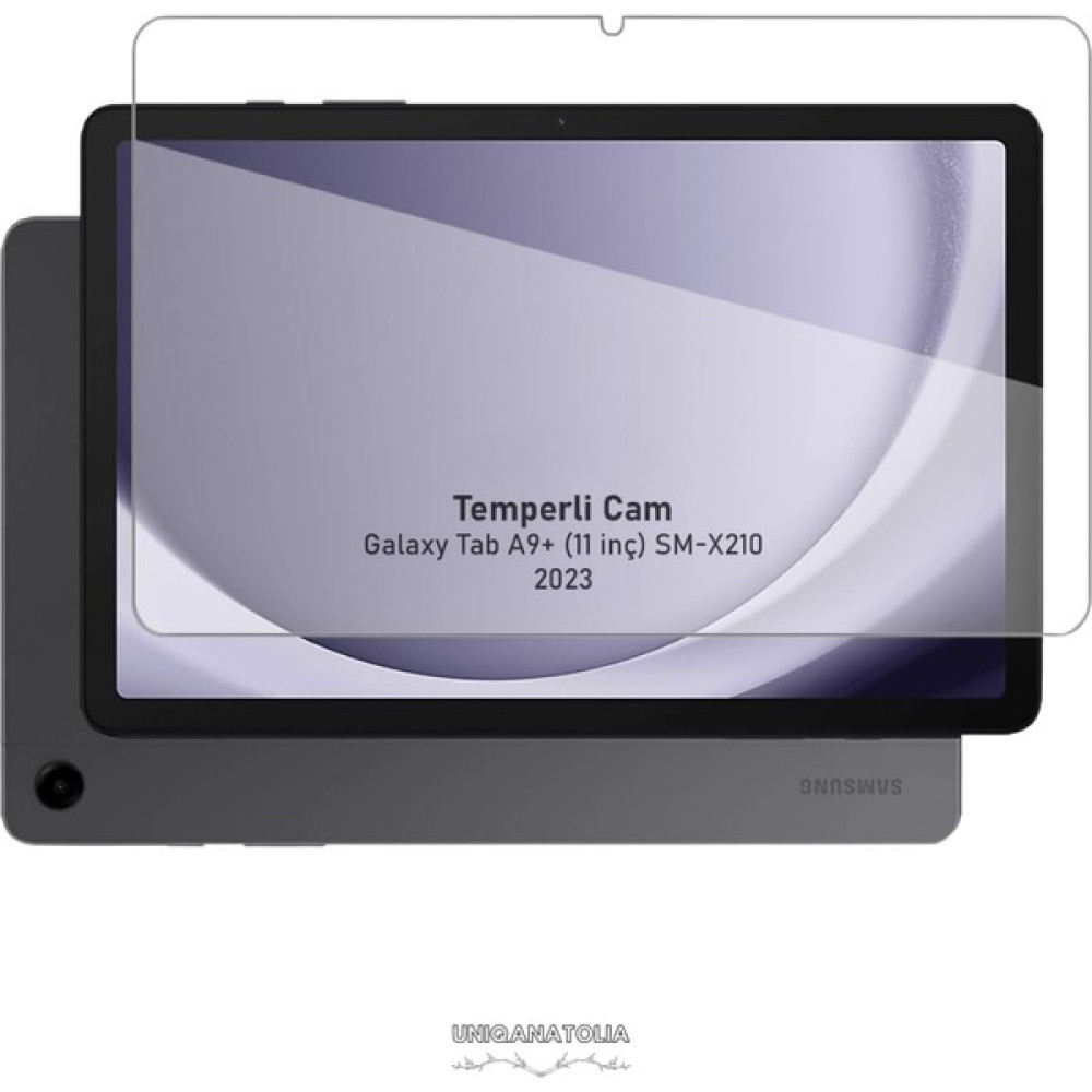 Uniqanatolia Samsung Galaxy Tab A9 + Plus 11 Inç Uyumlu Temperli Kırılmaz Ekran Koruyucu X210 Tablet Aksesuarı Fiyatı
