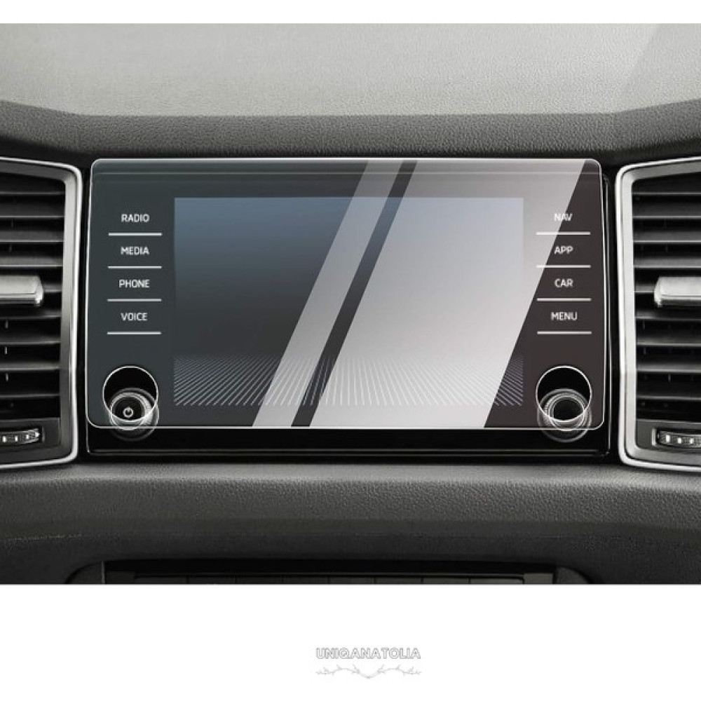 Uniqanatolia Skoda Kodiaq 8 Inç Navigasyon ve Digital Gösterge Panel Uyumlu Nano Ekran Koruyucu Oto Boyaları Fiyatı