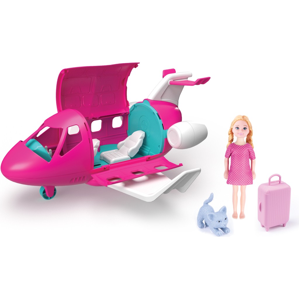 Uniqlion Prenses Jet Uçağı Pembe Renkli Barbie Temalı Oyun Aracı 1 Parça Diğer Fiyatı
