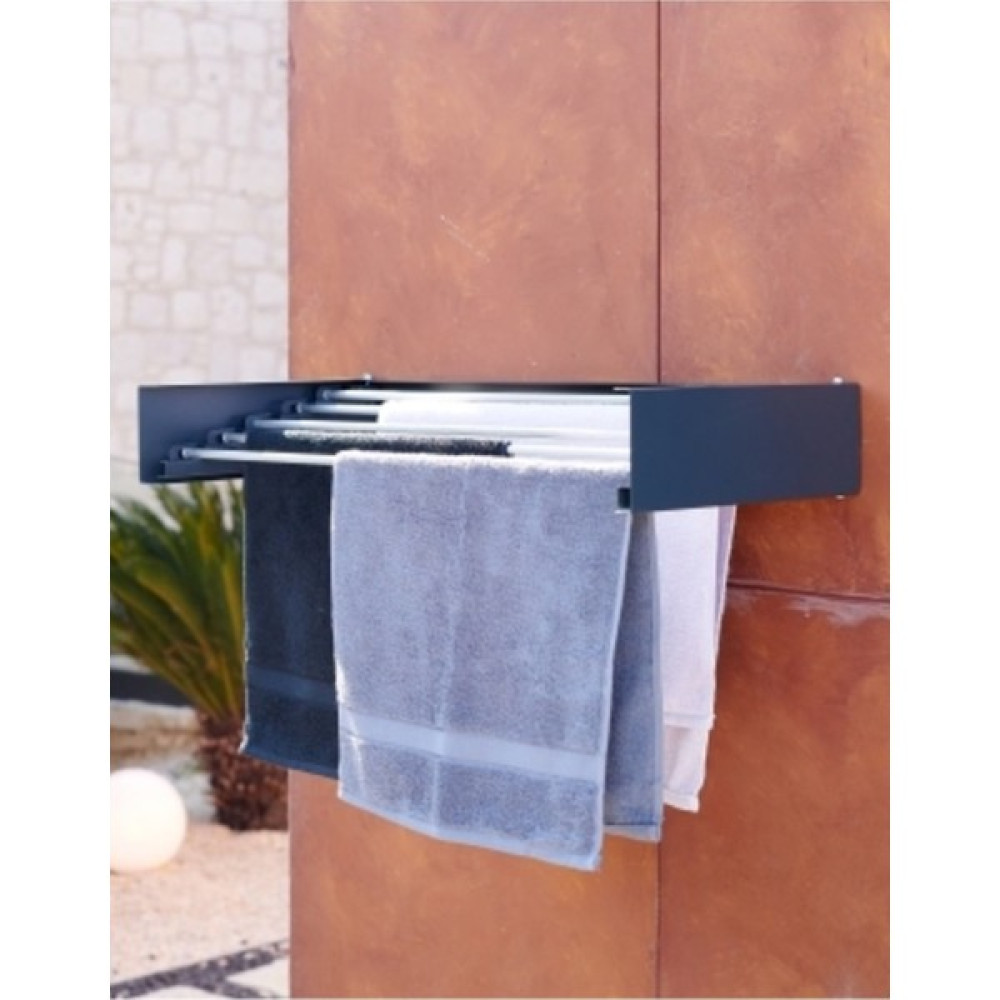 Unique Design Design Kurutmalık Çamaşır Askısı - Duvara Monte, Katlanabilir Çamaşırlık - (ANTRASIT-70CM) Çamaşır Kurutma Makineleri Fiyatı