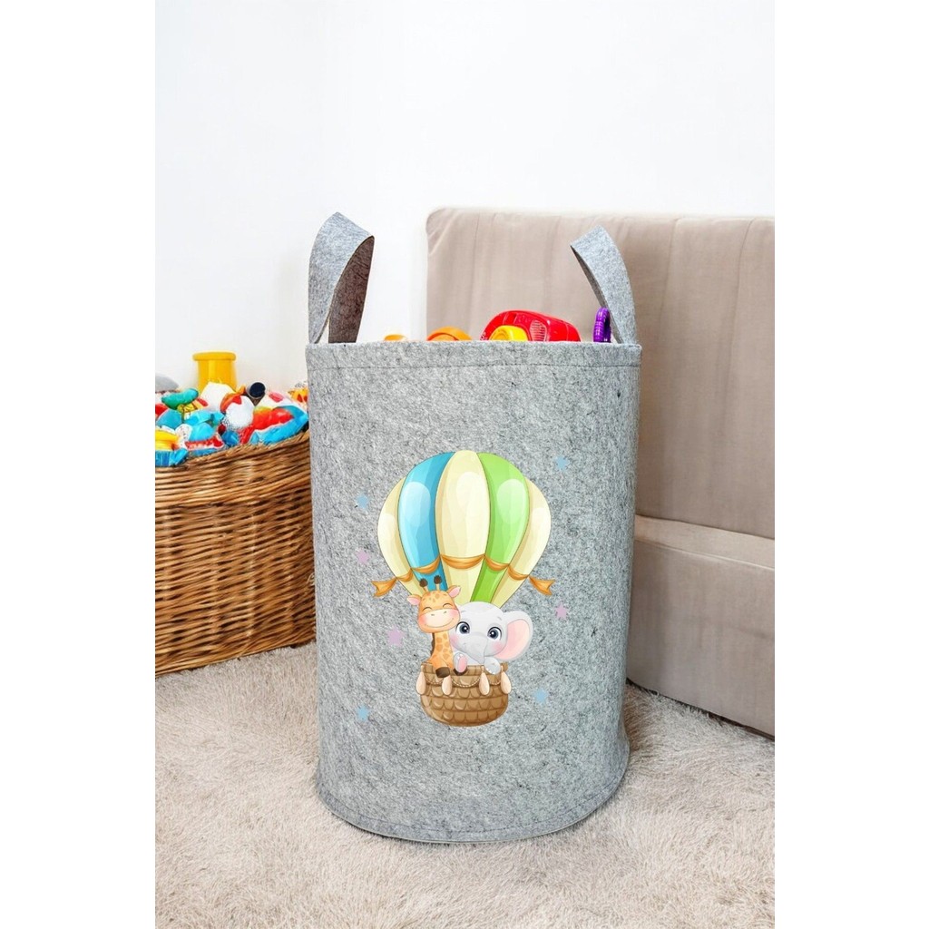Unisex Balon Fil Bebek Çocuk Odası Düzenleyici Saklama Kutusu Oyuncak Kirli Sepeti 50X40 cm Anne Bebek Oyuncak Fiyatı