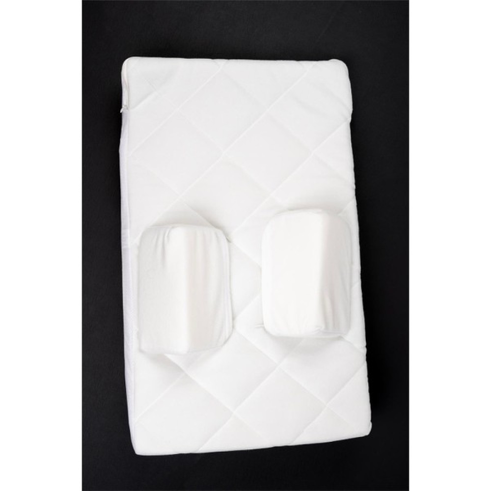Unisex Bebek Beyaz Pamuklu Reflu Yastığı Reflu Yatağı 66x43x12 Bebek Yastığı-Kılıfı Fiyatı
