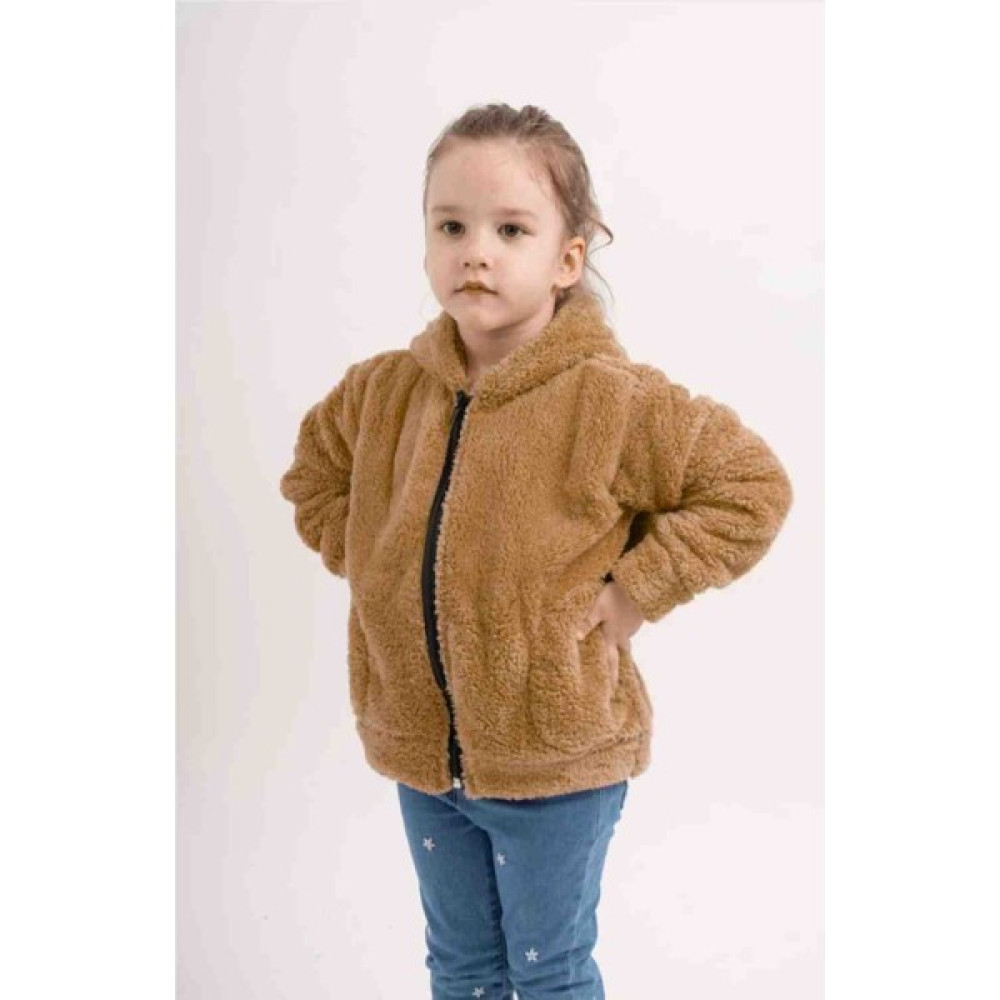 Unisex Genç Çocuk Kapüşonlu Welsoft Peluş Ceket Kız Çocuk Kazak & Süveter & Triko Fiyatı