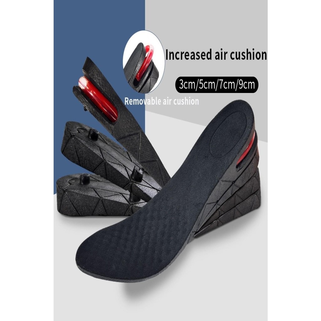 Unisex Hava Yastıklı 7cm Gizli Boy Uzatıcı Tabanlık Ortopedik Ayakkabı Tabanlığı Topuk Yükseltici Yastık Kılıfı Fiyatı