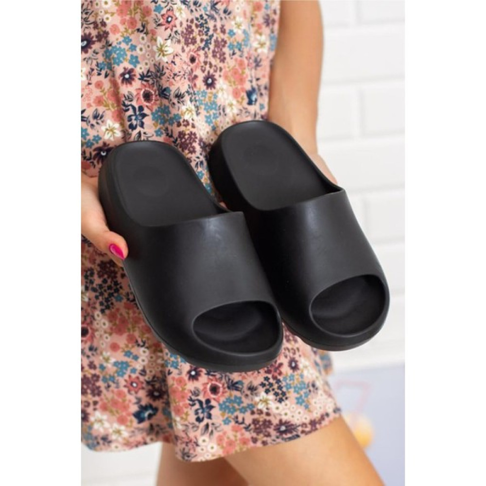 Unisex Siyah Yeezy Slide Terlik Kadın Terlikleri ve Sandaletleri Fiyatı