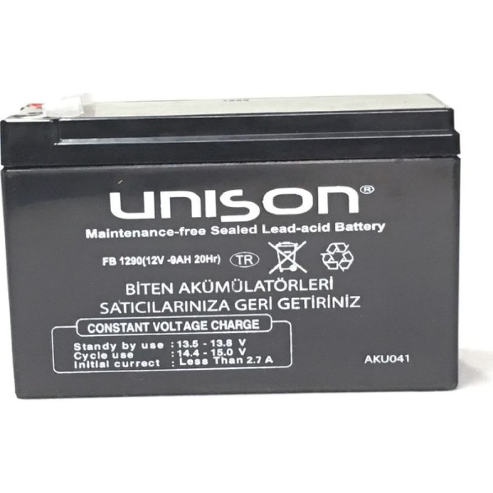Unison 12V 9A Kuru Bakımsız Akü Kesintisiz Güç Kaynakları (UPS) Fiyatı
