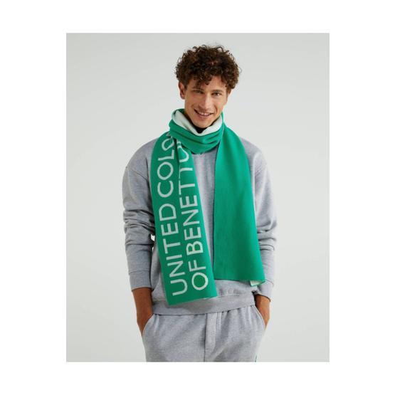 United Colors of Benetton Benetton Yazılı Yeşil Erkek Çocuk T-Shirt