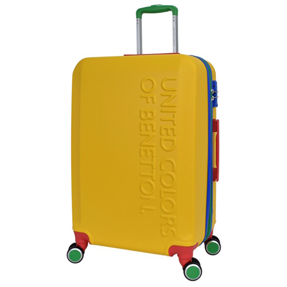 United Colors Of Benetton Bnt600 Lux ABS Sarı Büyük Boy Valiz Bavul / Valiz Fiyatı